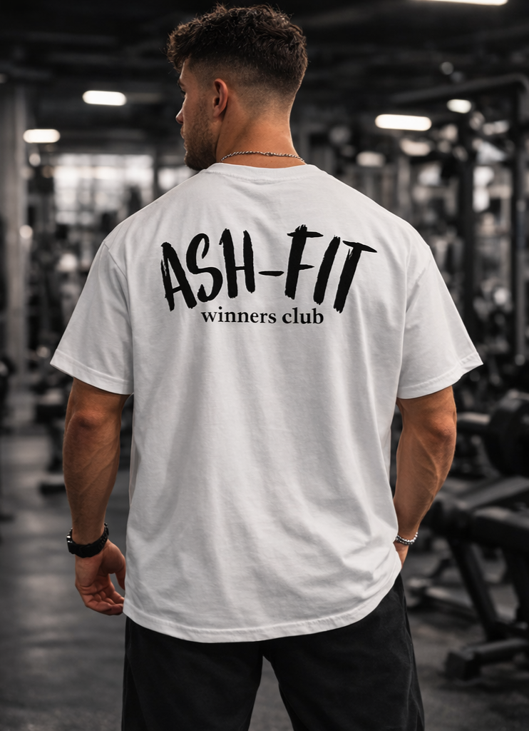 White Heavy-Weight Gym Tee